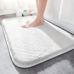 Plush Bathroom Mat Non Slip Absorbent High End