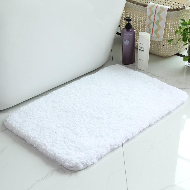 Plush Bathroom Mat Non Slip Absorbent High End