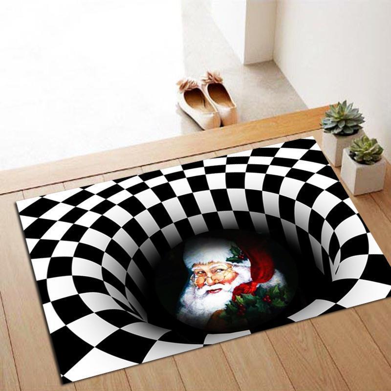 Ghost Face Halloween Doormat Non Slip Absorbent Mats