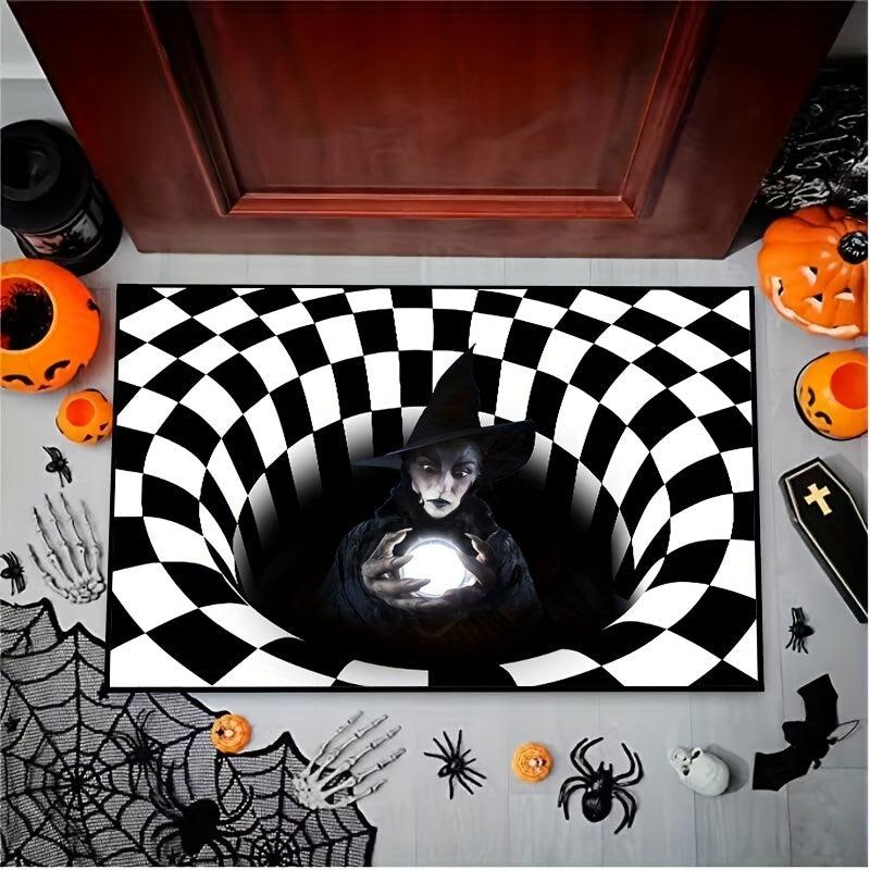 Ghost Face Halloween Doormat Non Slip Absorbent Mats