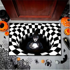 Ghost Face Halloween Doormat Non Slip Absorbent Mats
