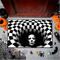 Ghost Face Halloween Doormat Non Slip Absorbent Mats