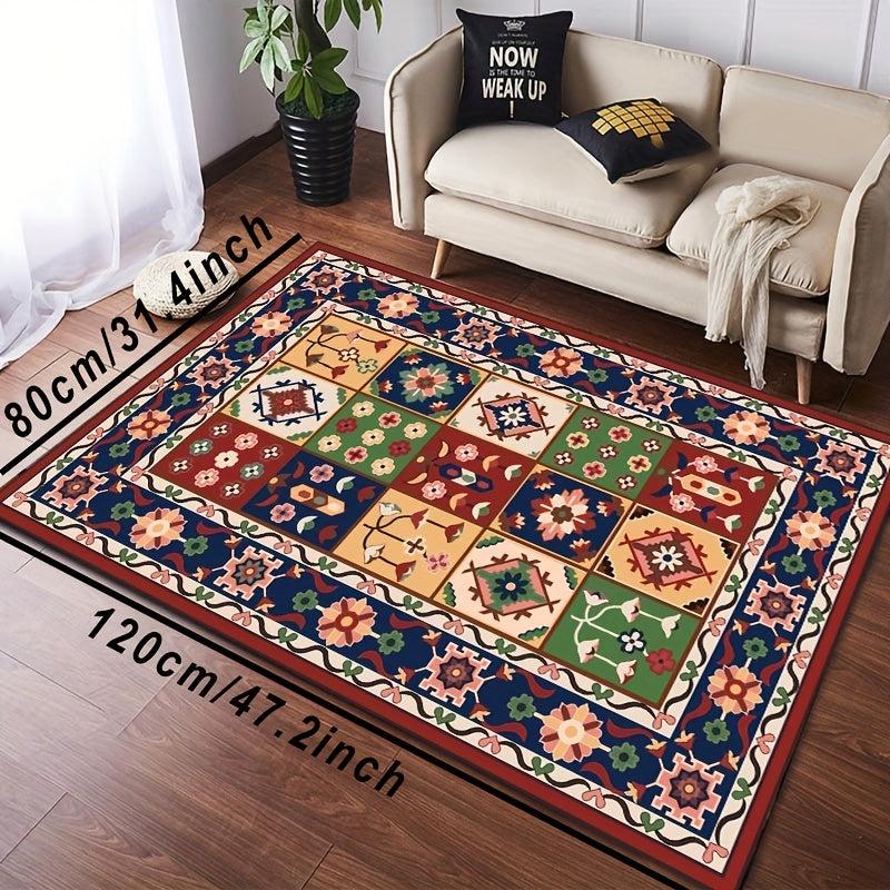 Bohemian Flannel 3D Printing Rug for Living Room Bedroom Kitchen Bathroom