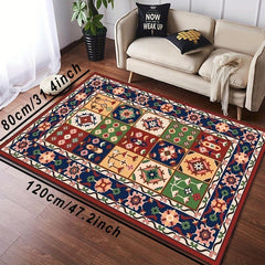 Bohemian Flannel 3D Printing Rug for Living Room Bedroom Kitchen Bathroom