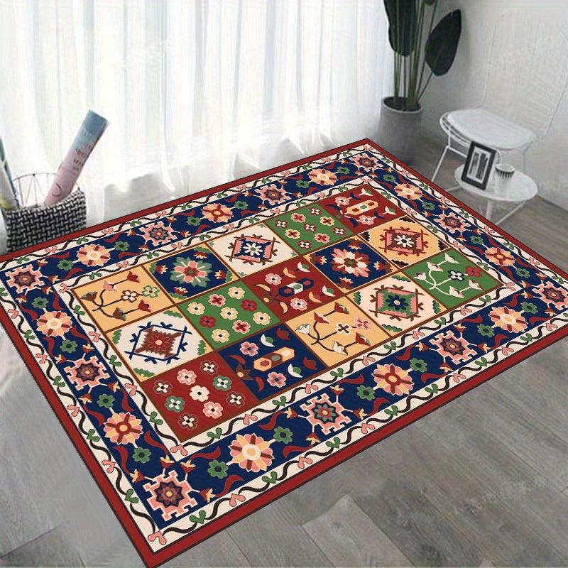 Bohemian Flannel 3D Printing Rug for Living Room Bedroom Kitchen Bathroom