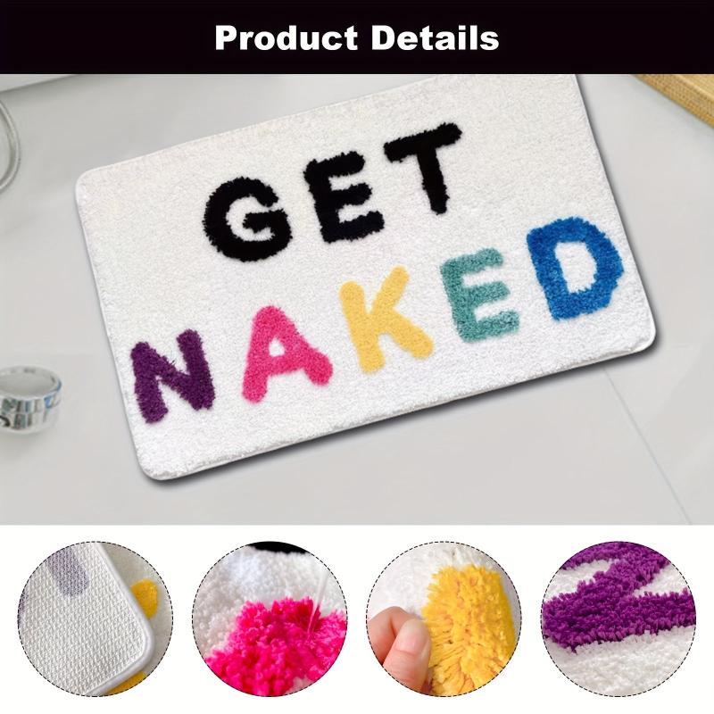 Soft Non Slip Bath Rug Machine Washable Bathroom Floor Mat