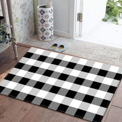 Modern Geometric Non Slip Bathroom Rug Soft Floor Mat Home Decor