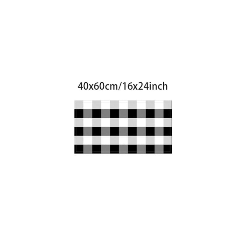 Modern Geometric Non Slip Bathroom Rug Soft Floor Mat Home Decor