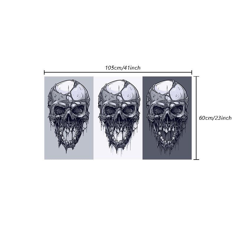 Thickened Halloween Area Rugs Skull Head Horror Ghost Death Rug