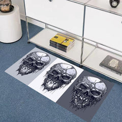 Thickened Halloween Area Rugs Skull Head Horror Ghost Death Rug