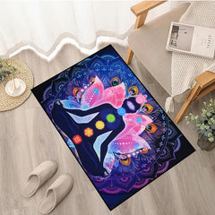 Chakra Meditation Spiritual Yoga 3D Print Area Rug