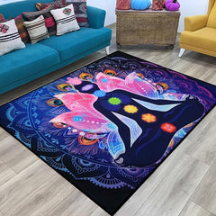 Chakra Meditation Spiritual Yoga 3D Print Area Rug