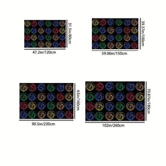 Children's Colorful Circles Carpet for Kindergarten