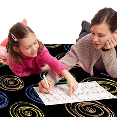 Children's Colorful Circles Carpet for Kindergarten
