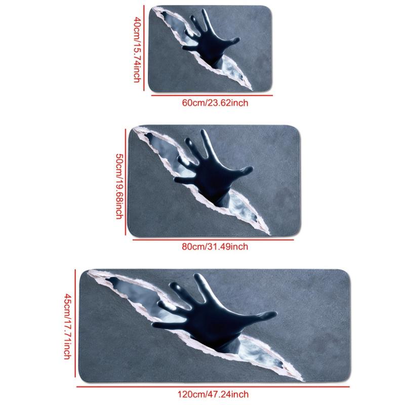 Soft Anti-Slip Kitchen Mat Polyester Carpet Absorbent Bath Mat