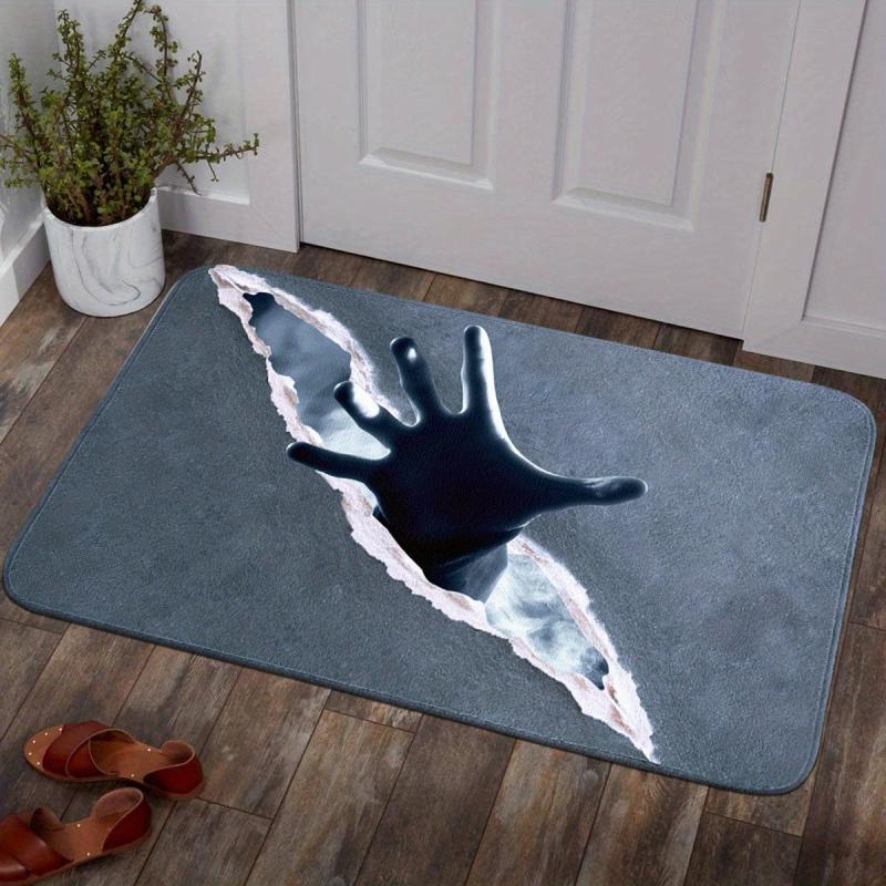 Halloween Rug Witch Ghost Doormat Indoor Outdoor Entrance Mat