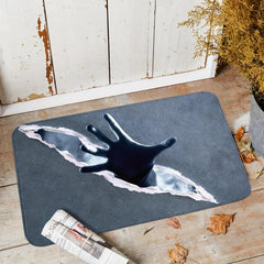 Halloween Rug Witch Ghost Doormat Indoor Outdoor Entrance Mat