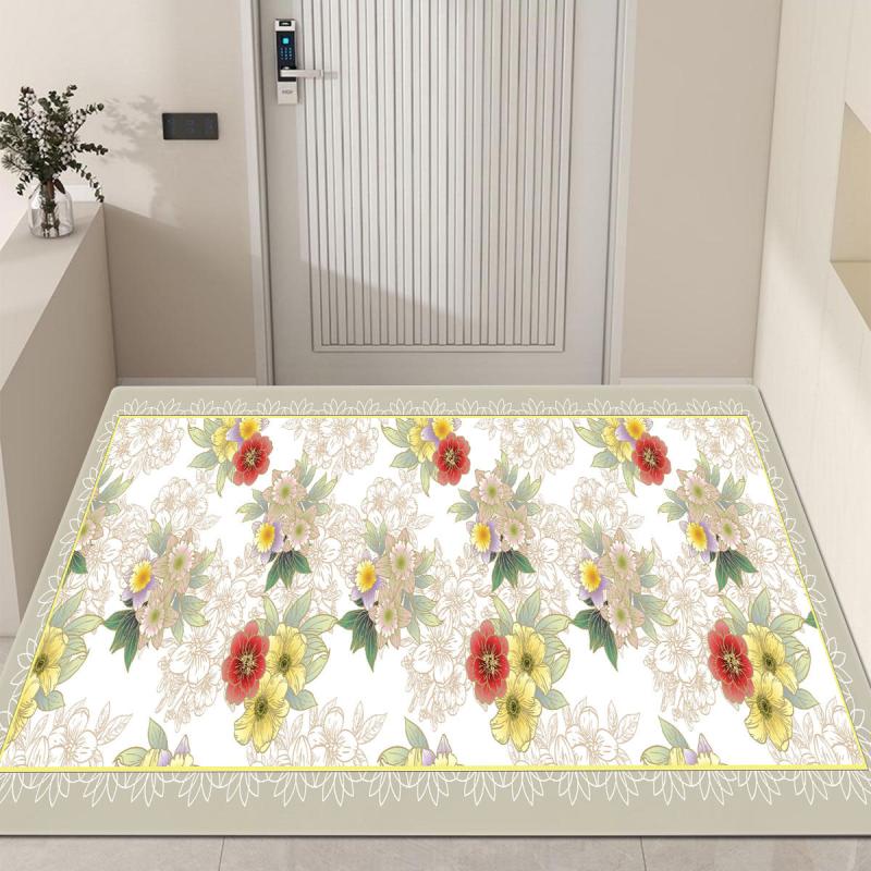 Romantic Farm Soft Kitchen Floor Mat Non-slip Waterproof Runner Rug