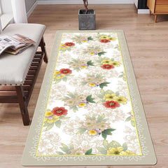 Romantic Farm Soft Kitchen Floor Mat Non-slip Waterproof Runner Rug