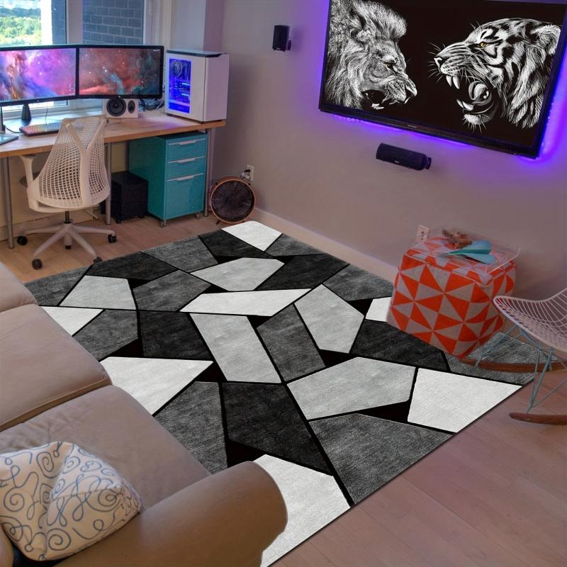 Washable Floor Mat Lounger Carpet Large Area Carpet Living Room Decorative