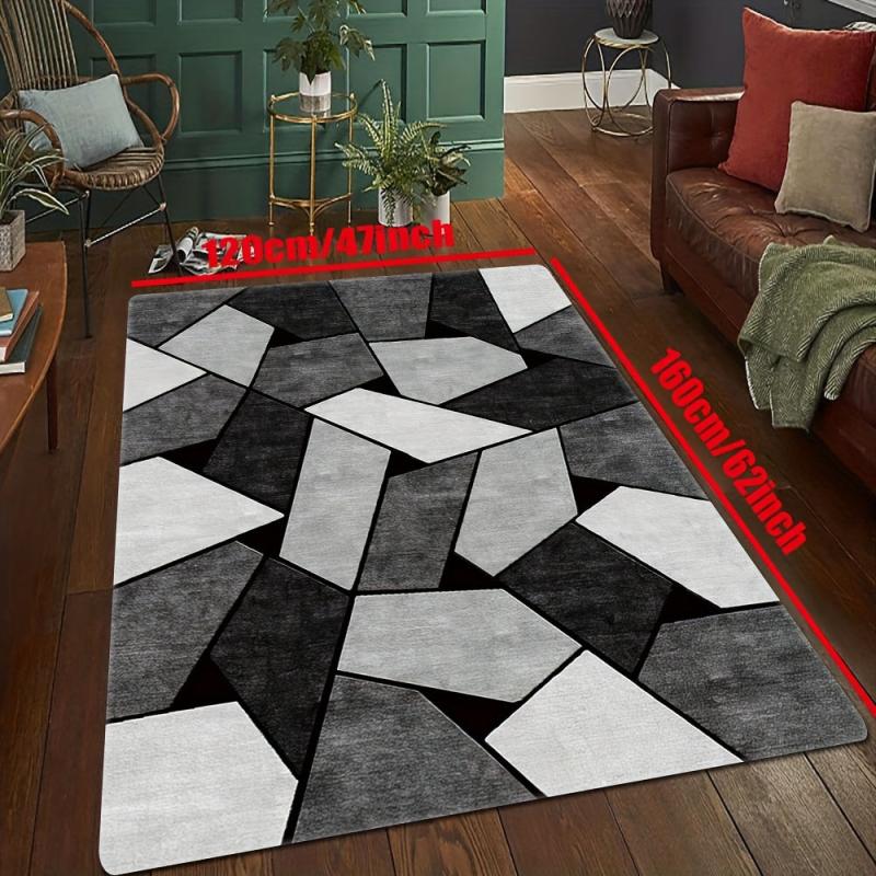 Washable Floor Mat Lounger Carpet Large Area Carpet Living Room Decorative