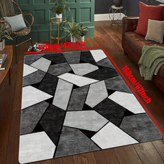 Washable Floor Mat Lounger Carpet Large Area Carpet Living Room Decorative