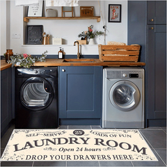 Anti-skid Waterproof Laundry Mat Kitchen Floor Bathroom Decoration