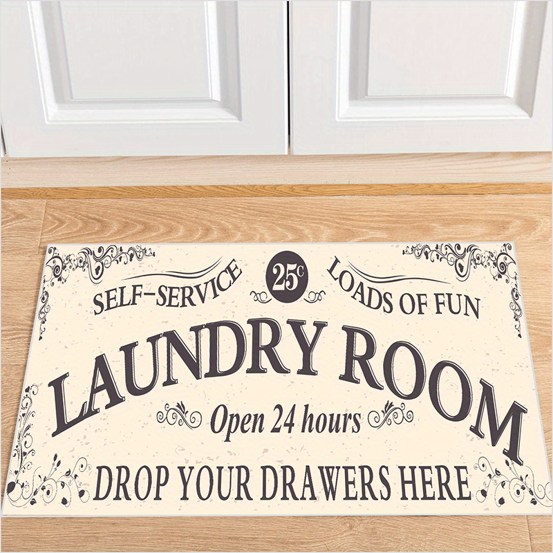 Anti-skid Waterproof Laundry Mat Kitchen Floor Bathroom Decoration