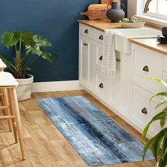 Soft Kitchen Floor Mat Vintage Abstract Area Rug Non slip Waterproof Kitchen Mat