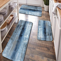 Soft Kitchen Floor Mat Vintage Abstract Area Rug Non slip Waterproof Kitchen Mat