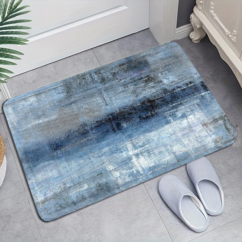 Soft Kitchen Floor Mat Vintage Abstract Area Rug Non slip Waterproof Kitchen Mat