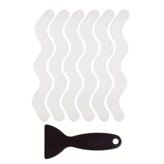 12pcs Clear Non-slip Stickers for Bathroom Safety