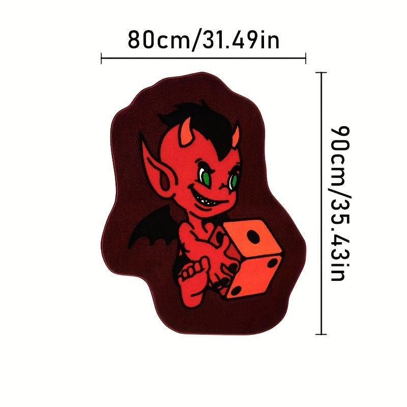1pc Halloween Funny Decoration Rugs Home Bedroom Bedside Carpet