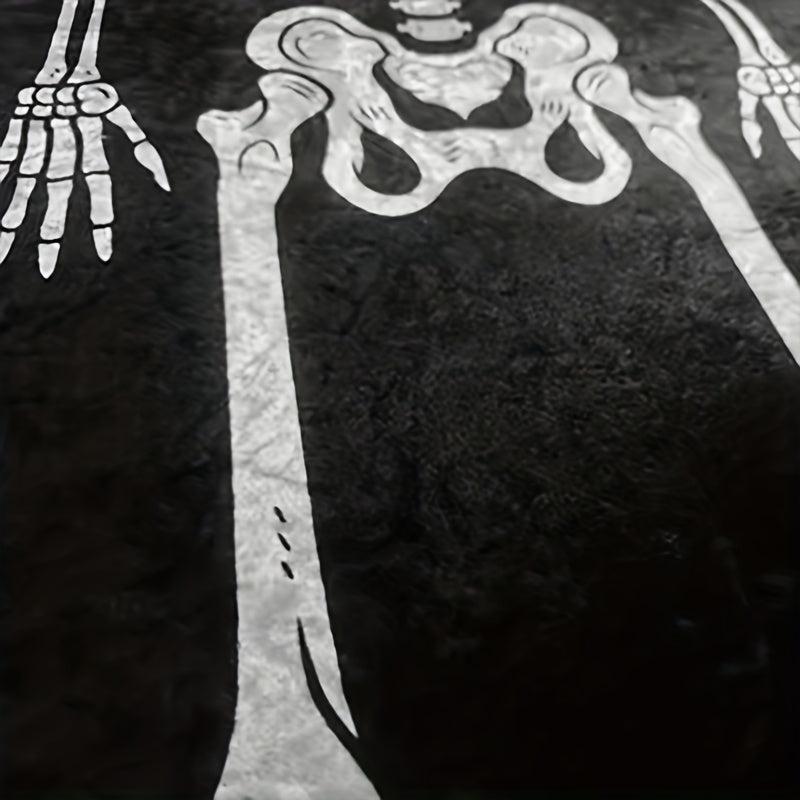1pc Style Skull Rug Dark Rugs Halloween Funny Carpet Room Decor Bedroom