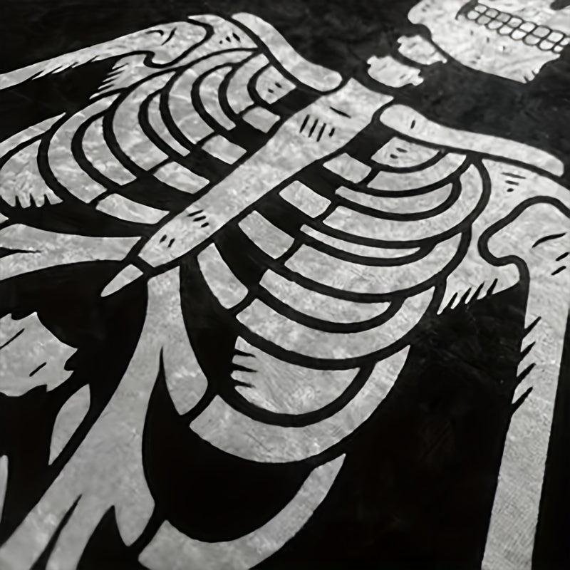 1pc Style Skull Rug Dark Rugs Halloween Funny Carpet Room Decor Bedroom
