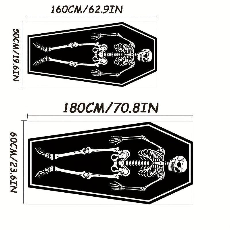 1pc Style Skull Rug Dark Rugs Halloween Funny Carpet Room Decor Bedroom
