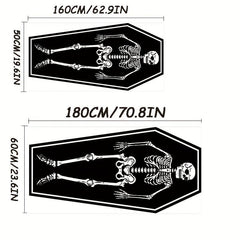 1pc Style Skull Rug Dark Rugs Halloween Funny Carpet Room Decor Bedroom