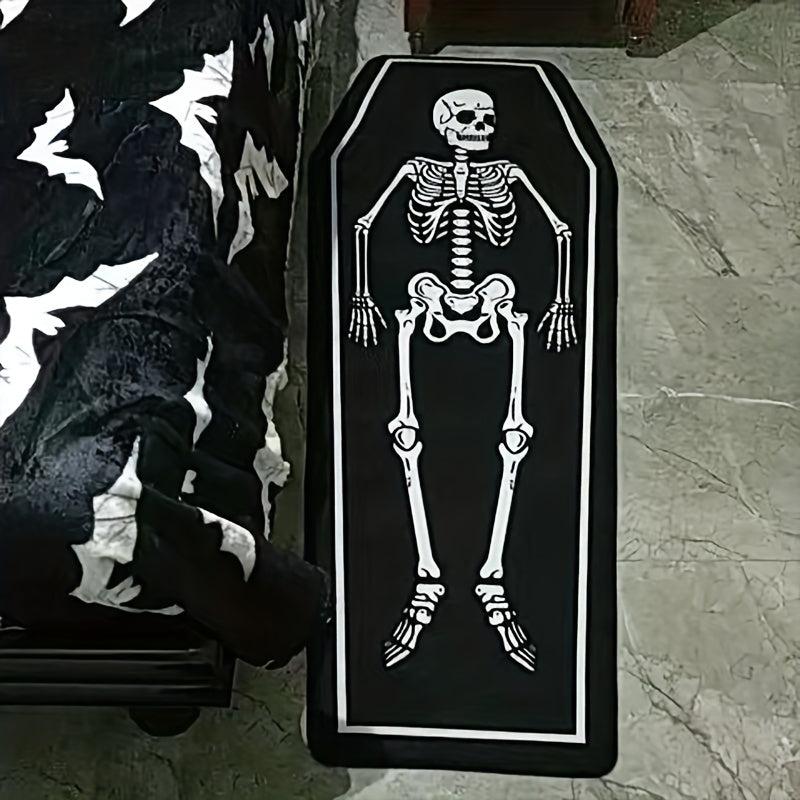 1pc Style Skull Rug Dark Rugs Halloween Funny Carpet Room Decor Bedroom