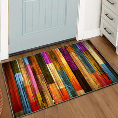 Rainbow Kitchen Rug Anti Fatigue Comfort Heavy Duty Waterproof Doormat