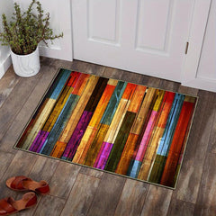 Rainbow Kitchen Rug Anti Fatigue Comfort Heavy Duty Waterproof Doormat