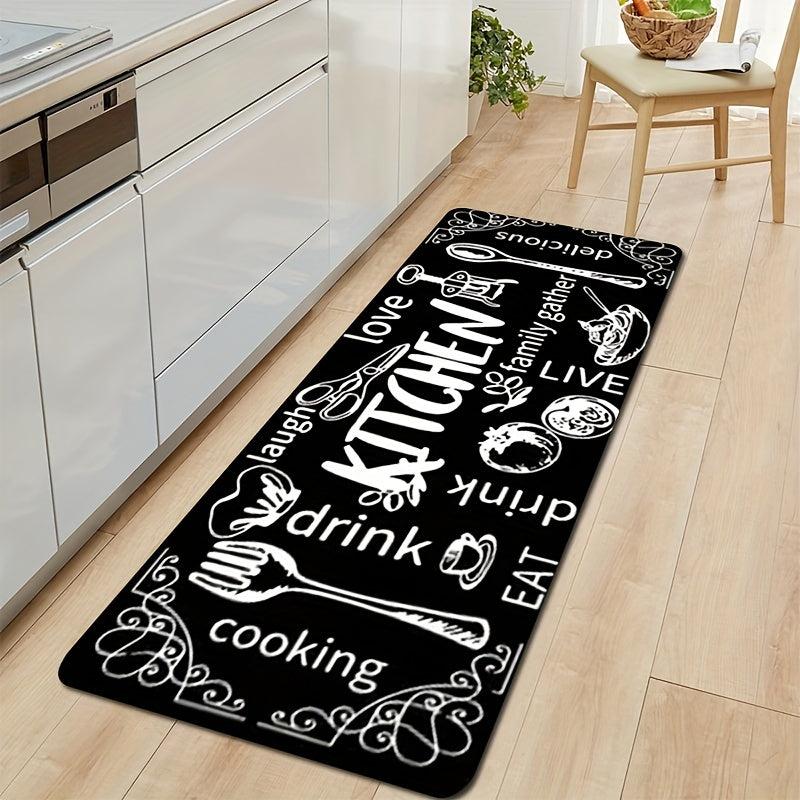 Soft Thickened Kitchen Mat Non slip Floor Mat Waterproof Runner Rug