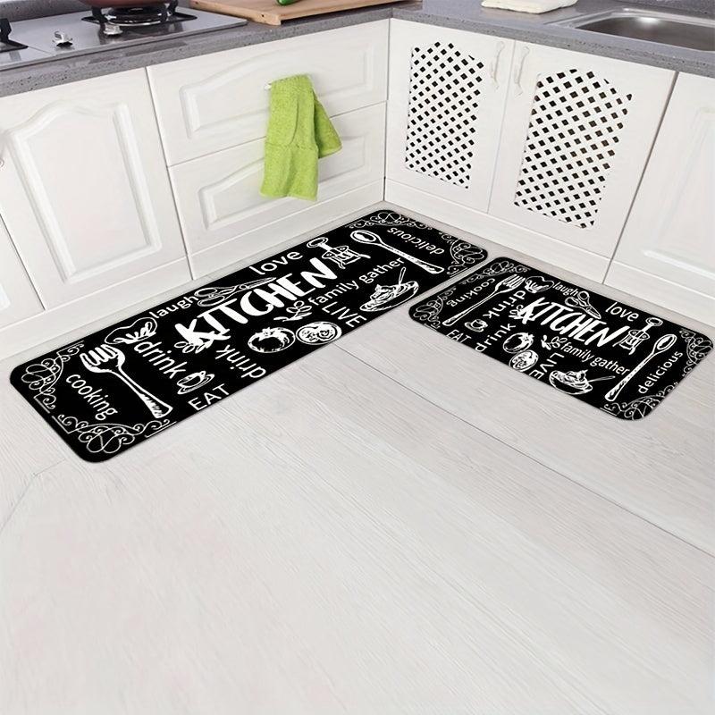 Soft Thickened Kitchen Mat Non slip Floor Mat Waterproof Runner Rug