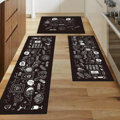 Kitchen Rug Cushioned Anti Fatigue Waterproof Non Slip Set
