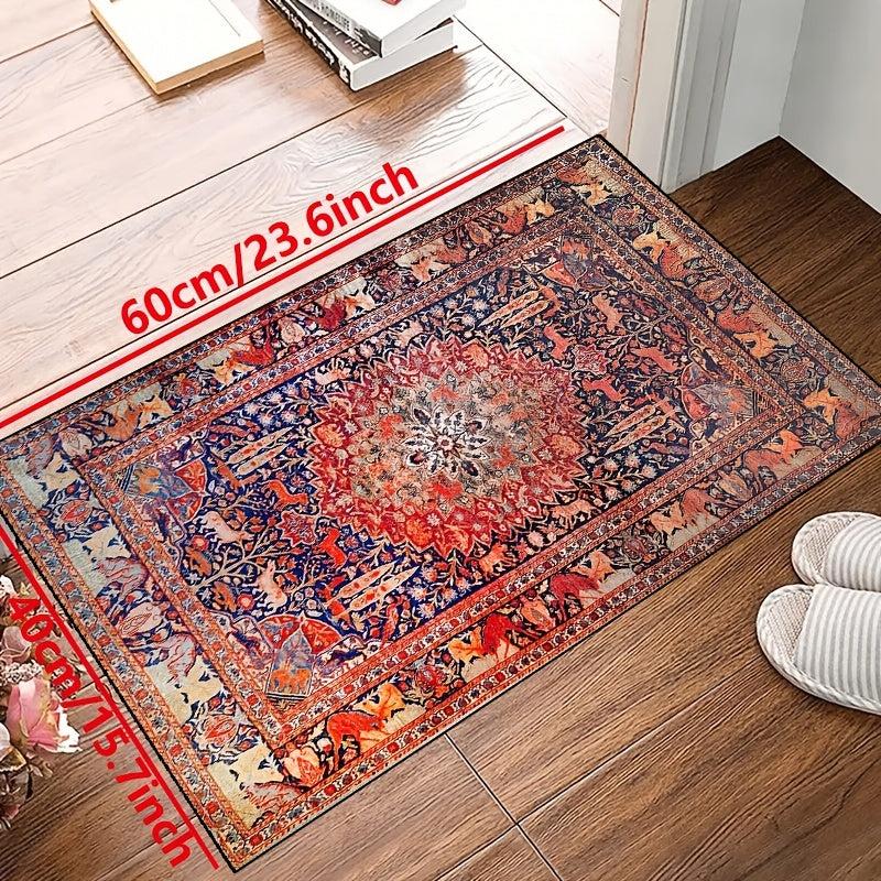 Vintage Boho Non-slip Resistant Rug Machine Washable Waterproof Carpet