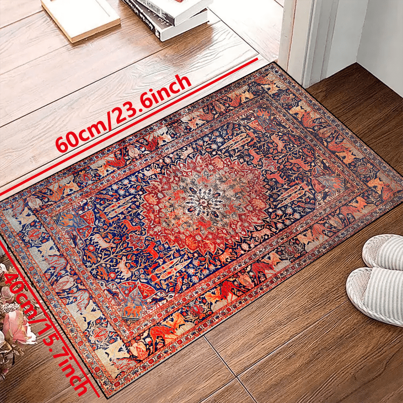 Vintage Boho Non-slip Resistant Rug Machine Washable Waterproof Carpet