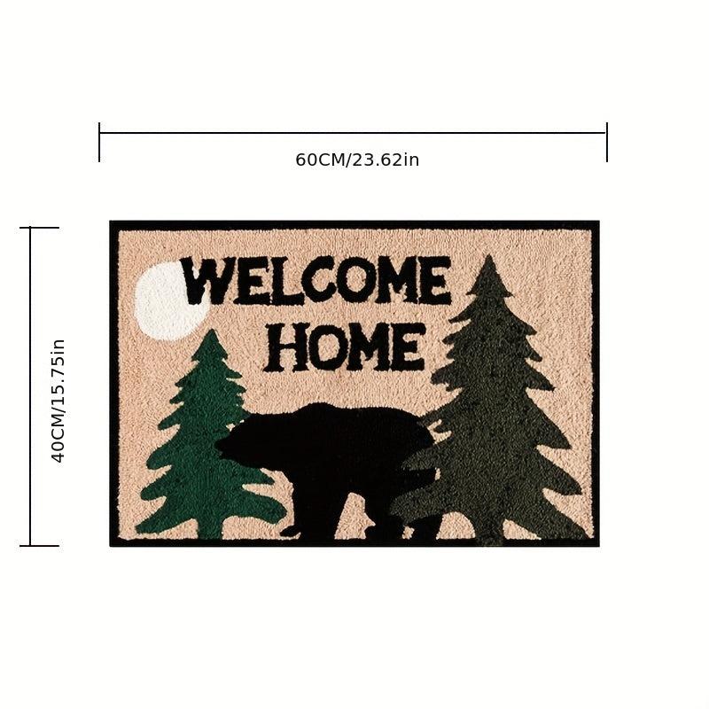 Non Slip Coconut Brown Entry Door Mat Soft Water Absorbent