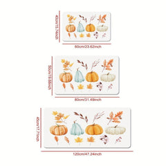 Halloween Pumpkin Pattern Kitchen Rug Anti-slip Mat
