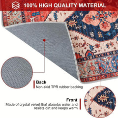 Boho Entryway Rug Small Kitchen Rugs Non Slip Doormat
