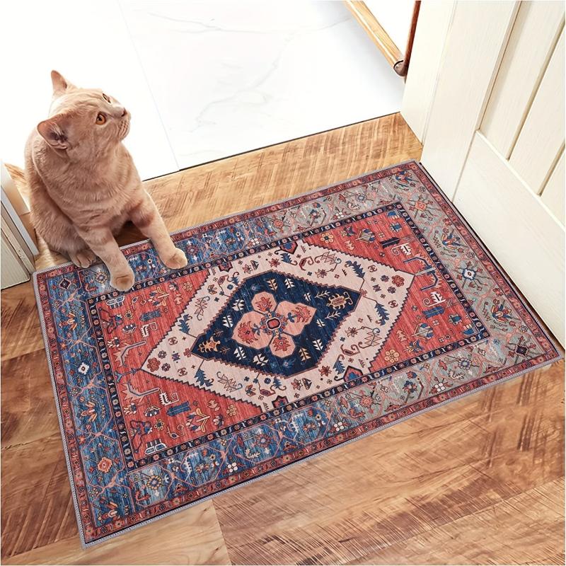 Boho Entryway Rug Small Kitchen Rugs Non Slip Doormat