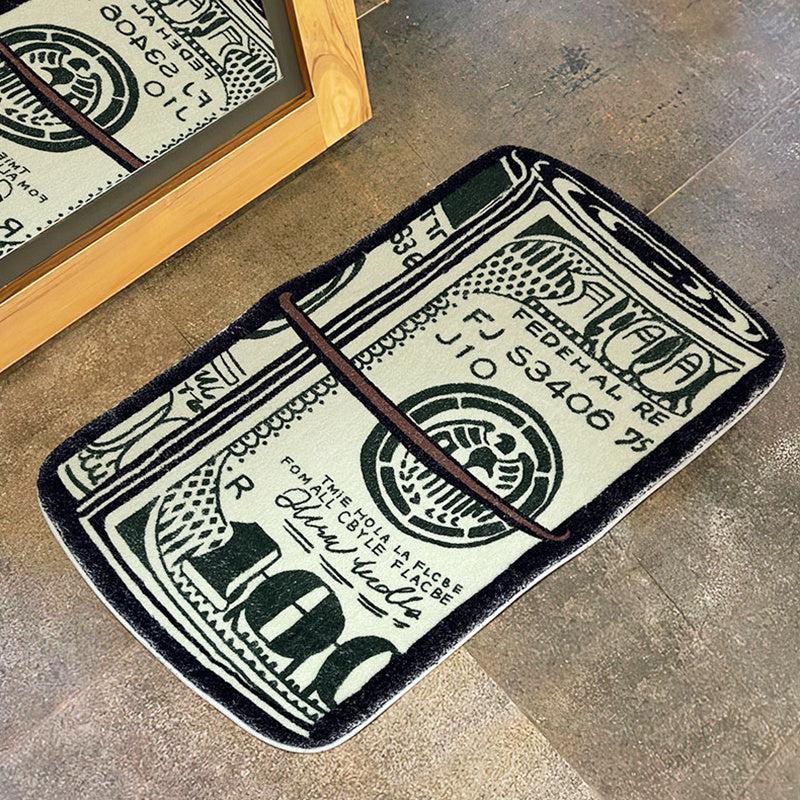 Faux Wool Dollar Rugs Bedroom Thickened Shaggy Floor Mats Area Rugs